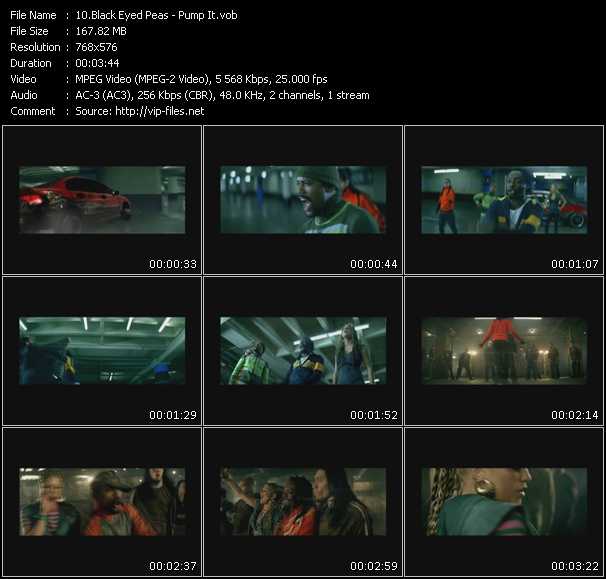 Black Eyed Peas video ”Pump It” from dvd ”Black Power Vol.2 2008”