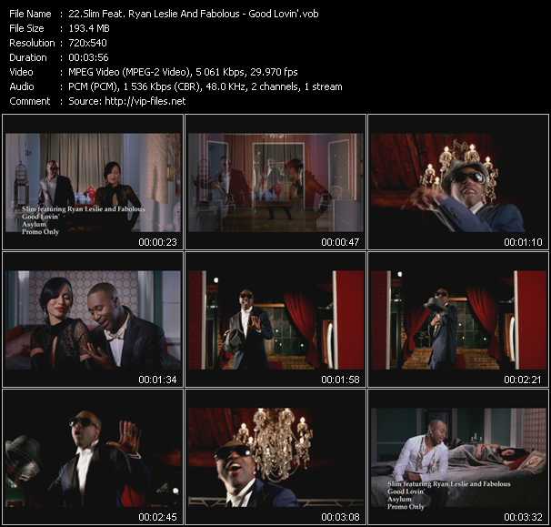 Download Music Video: Slim Feat. Ryan Leslie And Fabolous - Good Lovin' 