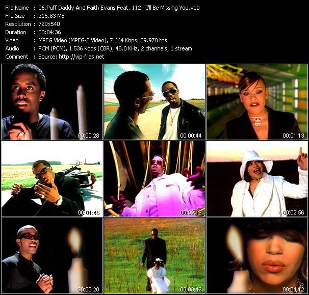 P.diddy Feat. Sting & Faith Evans. I'll Be Missing You Puff Daddy (P. Diddy) And Faith Evans Feat. 112 - I'll Be Missing You
