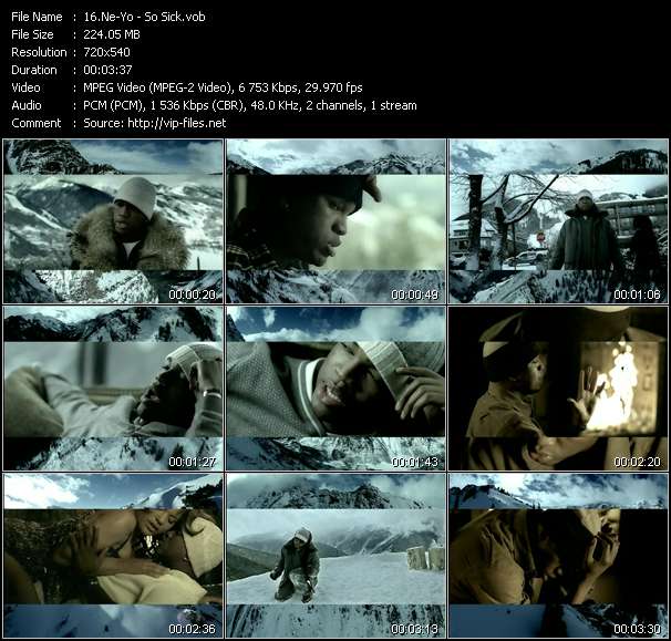Ne-Yo video ”So Sick” from dvd ”Def Jam Recordings 25. VJ Bring That Video Back”