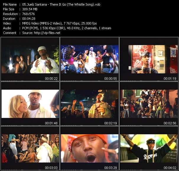 Juelz Santana video ”There It Go (The Whistle Song)” from dvd ”MixMash Urban April 2006”