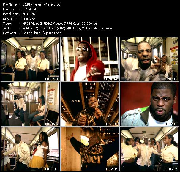 Rhymefest video ”Fever” from dvd ”MixMash Urban July 2006”