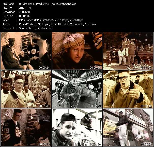 3rd Bass video ”Product Of The Environment” from dvd ”Rock America Urban December 1990”