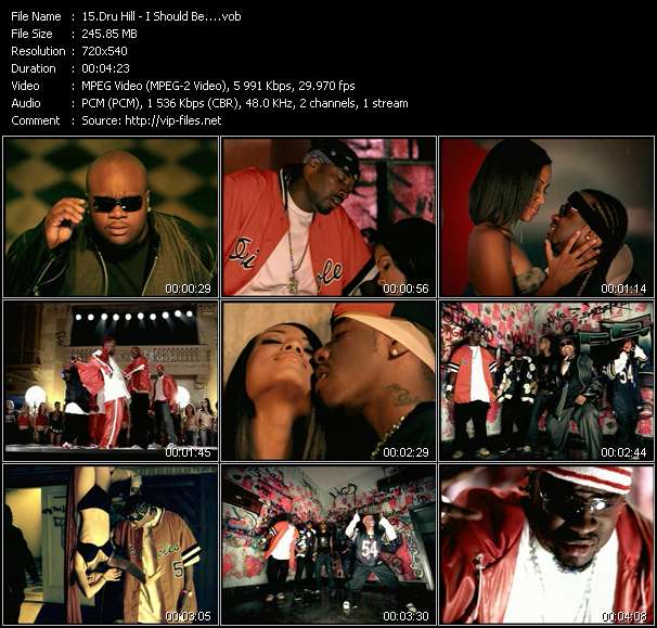 Dru Hill video ”I Should Be...” from dvd ”Hot Video December 2002”