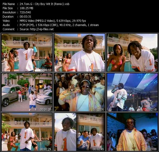 Tom.G video ”City Boy Wit It (Remix)” from dvd ”Urban Video March 2006”