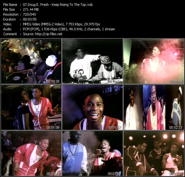 Doug E. Fresh And The Get Fresh Crew video ”Keep Risin' To The Top” from dvd ”Rock America Dance May 1988 Special”