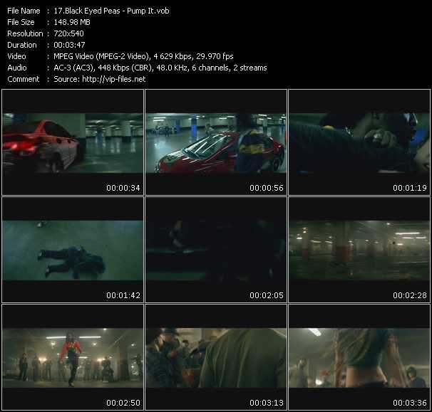 Black Eyed Peas video ”Pump It” from dvd ”Hip Hop V The Collection”