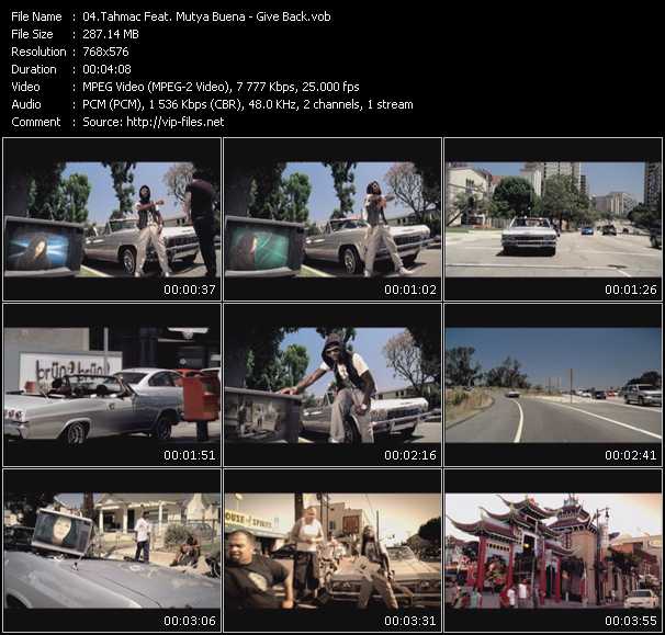 Download Music Video: Tahmac Feat. Mutya Buena - Give Back 