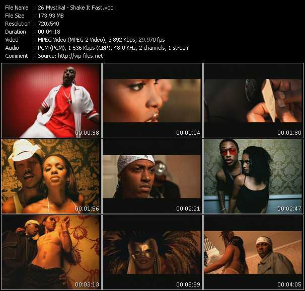 Mystikal Feat. Pharrell Williams video ”Shake Ya Ass (Shake It Fast)” from dvd ”Hot Video September 2000”