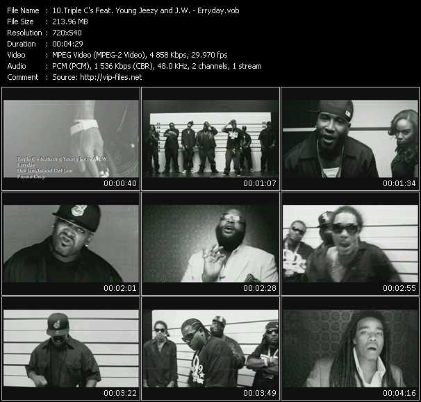 Download Music Video: Triple C's Feat. Young Jeezy And J.W. - Erryday 