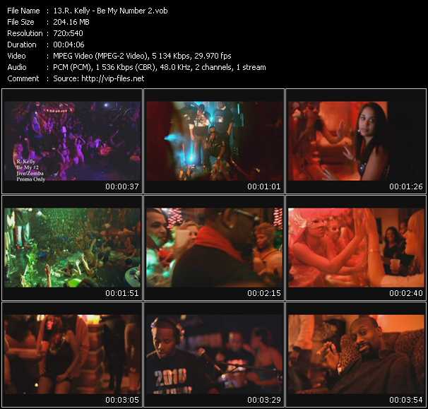R. Kelly video ”Be My Number 2” from dvd ”Express Video May 2010 Week 4”