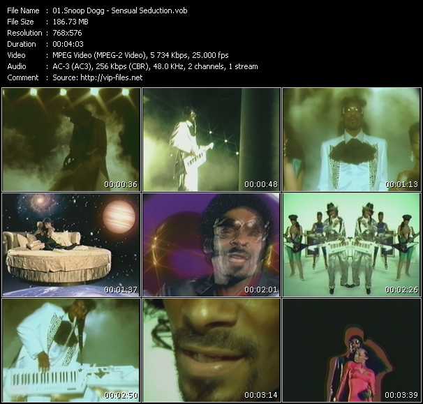 Snoop Dogg video ”Sensual Seduction” from dvd ”Black Power Vol.2 2008”