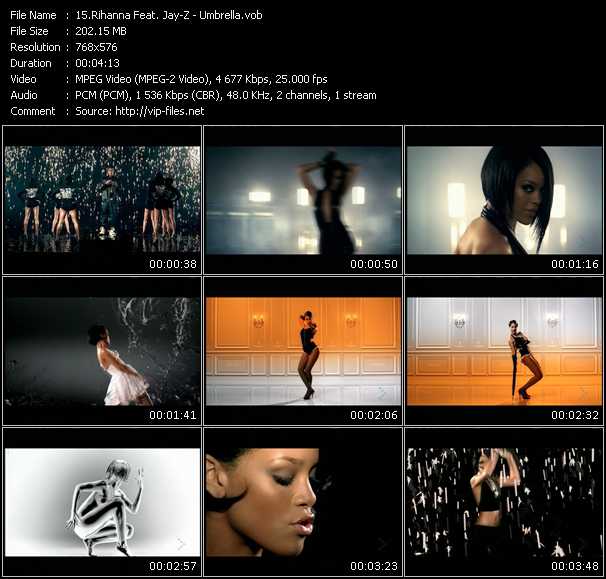 Rihanna Feat. Jay-Z video ”Umbrella” from dvd ”MixMash Dance June 2007”