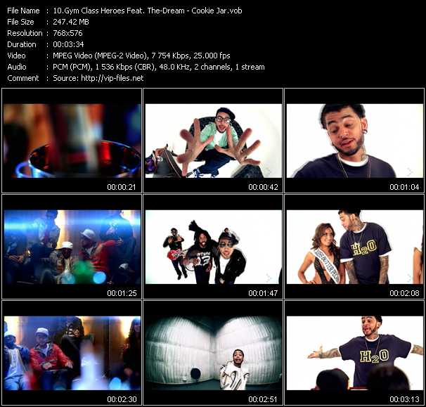 Gym Class Heroes Feat. The-Dream video ”Cookie Jar” from dvd ”MixMash Pop September 2008”