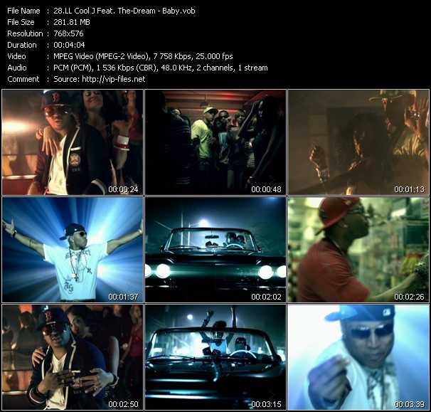 LL Cool J Feat. The-Dream video ”Baby” from dvd ”MixMash Pop September 2008”