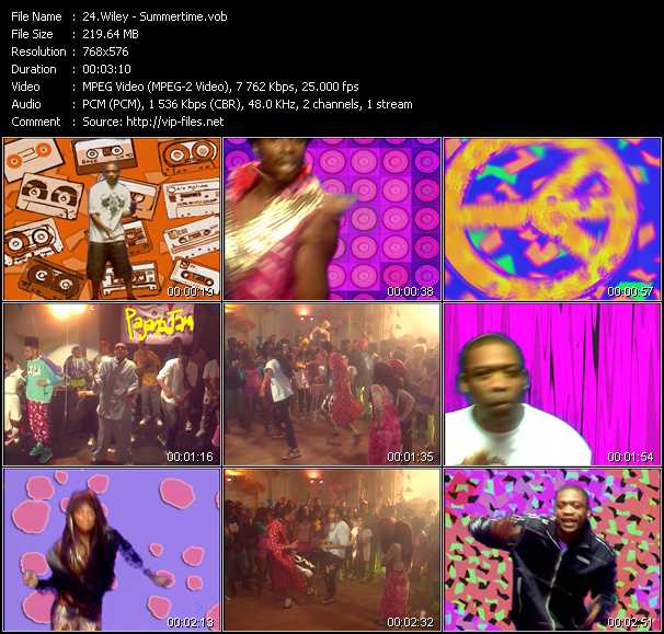 Wiley video ”Summertime” from dvd ”MixMash Pop October 2008”