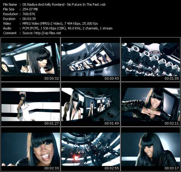 Nadiya And Kelly Rowland video ”No Future In The Past” from dvd ”MixMash Urban January 2009”