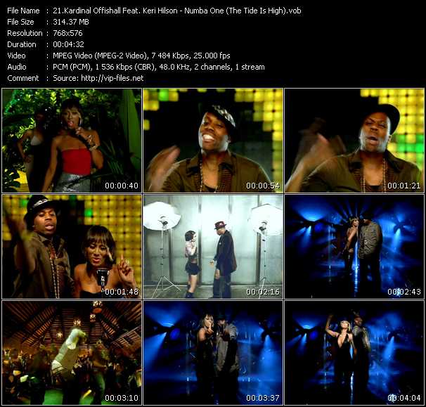 Kardinal Offishall Feat. Keri Hilson video ”Numba 1 (Tide Is High)” from dvd ”MixMash Urban January 2009”