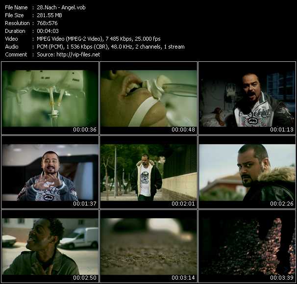 Nach video ”Angel” from dvd ”MixMash Urban January 2009”