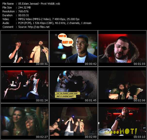 Eslam Jawaad video ”Pivot Widdit” from dvd ”MixMash Urban February 2009”