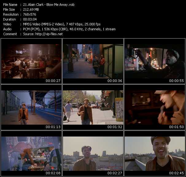 Alain Clark video ”Blow Me Away” from dvd ”MixMash Urban February 2009”