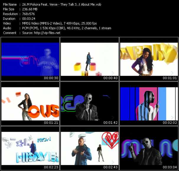 M. Pokora Feat. Verse video ”They Talk S..t About Me” from dvd ”MixMash Urban February 2009”