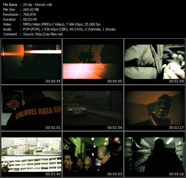 Ap video ”Discret” from dvd ”MixMash Urban February 2009”
