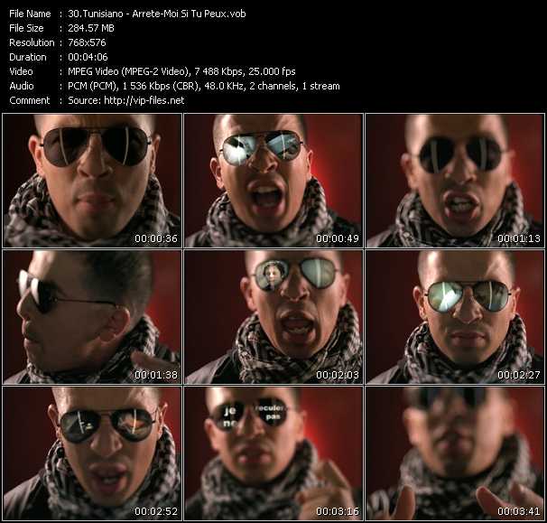 Tunisiano video ”Arrete-Moi Si Tu Peux” from dvd ”MixMash Urban February 2009”