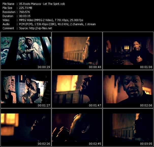 Roots Manuva video ”Let The Spirit” from dvd ”MixMash Urban October 2008”