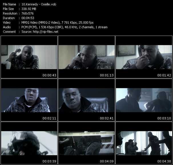 Kennedy video ”Oseille” from dvd ”MixMash Urban October 2008”