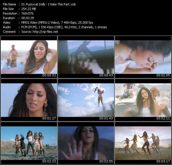 Pussycat Dolls video ”I Hate This Part” from dvd ”MixMash Urban November 2008”