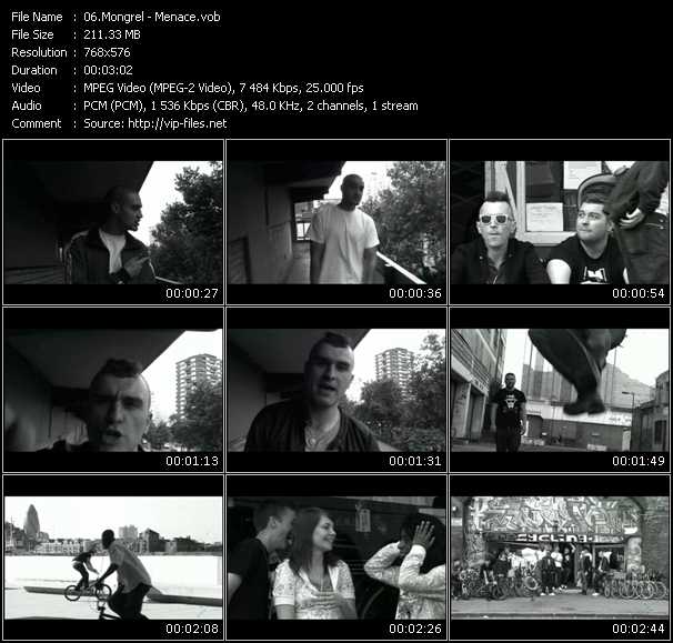 Mongrel video ”Menace” from dvd ”MixMash Urban November 2008”
