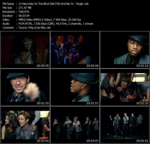 New Kids On The Block Feat. Ne-Yo video ”Single” from dvd ”MixMash Urban November 2008”