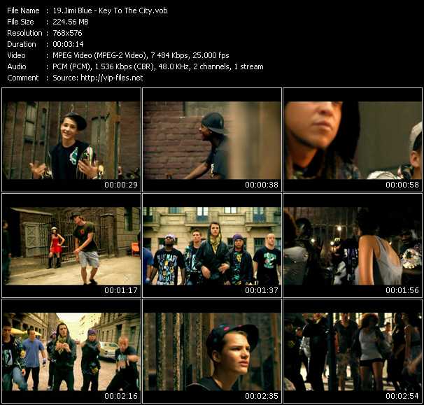 Jimi Blue video ”Key To The City” from dvd ”MixMash Urban November 2008”