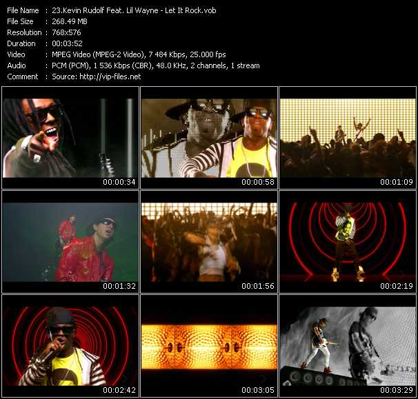 Kevin Rudolf Feat. Lil' Wayne video ”Let It Rock” from dvd ”MixMash Urban November 2008”