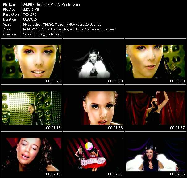 Filly video ”Instantly Out Of Control” from dvd ”MixMash Urban November 2008”