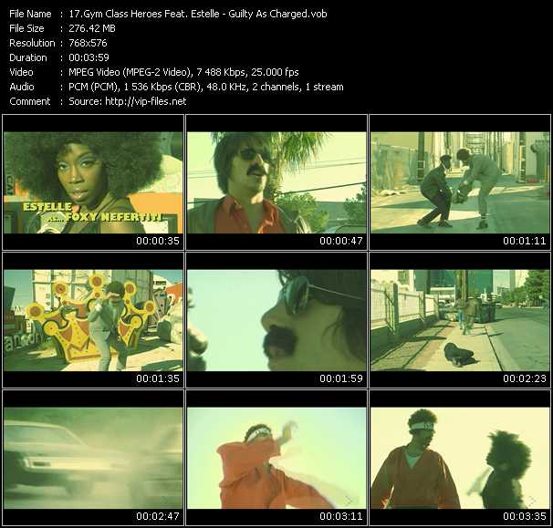 Gym Class Heroes Feat. Estelle video ”Guilty As Charged” from dvd ”MixMash Urban December 2008”