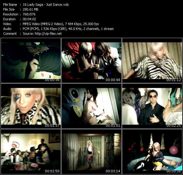 Lady Gaga video ”Just Dance” from dvd ”MixMash Urban December 2008”