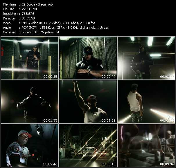 Booba video ”Illegal” from dvd ”MixMash Urban December 2008”