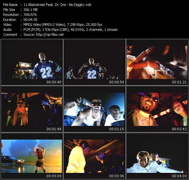 Blackstreet Feat. Dr. Dre And Queen Pen video ”No Diggity” from dvd ”MixMash Urban Classics Vol.1”