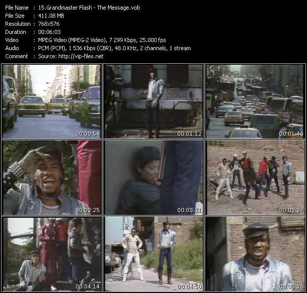 Grandmaster Flash And The Furious Five video ”The Message” from dvd ”MixMash Urban Classics Vol.1”