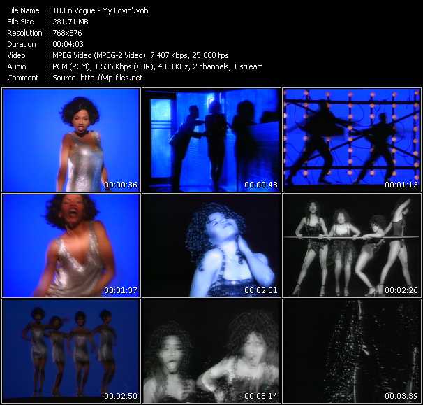 En Vogue video ”My Lovin' (You're Never Gonna Get It)” from dvd ”MixMash Urban Classics Vol.1”