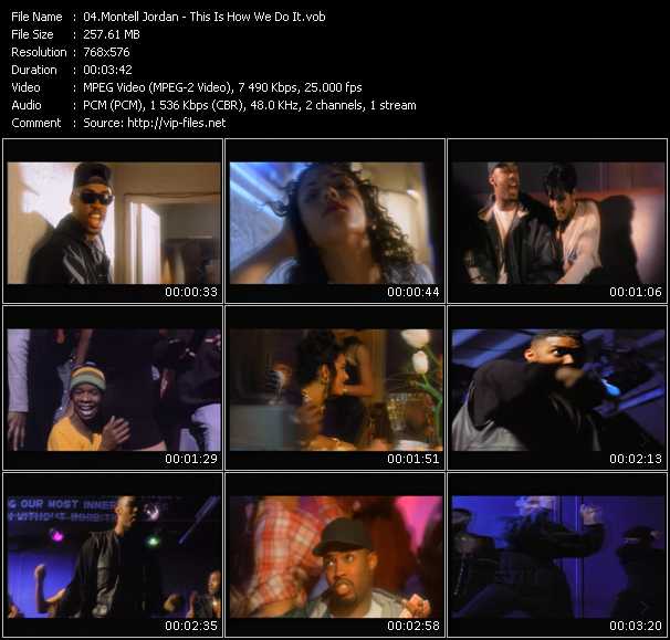 Montell Jordan video ”This Is How We Do It” from dvd ”MixMash Urban Classics Vol.2”