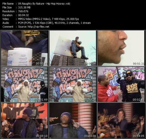 Naughty By Nature video ”Hip Hop Hooray” from dvd ”MixMash Urban Classics Vol.2”