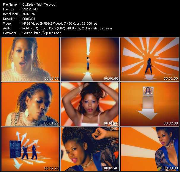 Kelis video ”Trick Me” from dvd ”MixMash Urban Mash Vol.1”