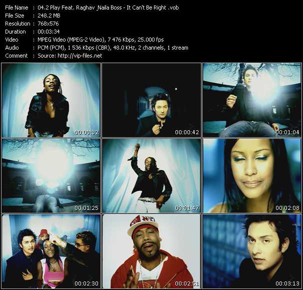 2Play Feat. Raghav And Naila Boss video ”It Can't Be Right” from dvd ”MixMash Urban Mash Vol.1”