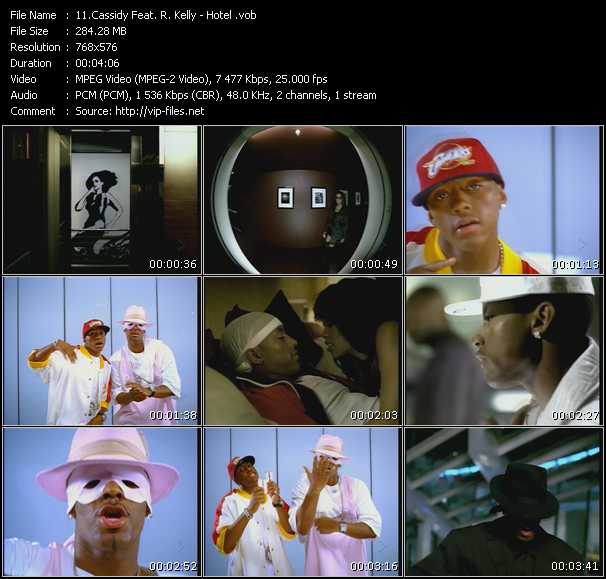 Cassidy Feat. R. Kelly video ”Hotel” from dvd ”MixMash Urban Mash Vol.1”