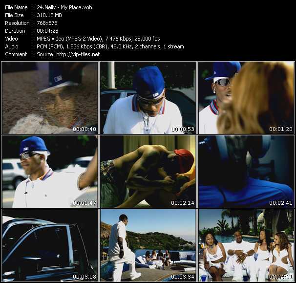 Nelly video ”My Place” from dvd ”MixMash Urban Mash Vol.1”