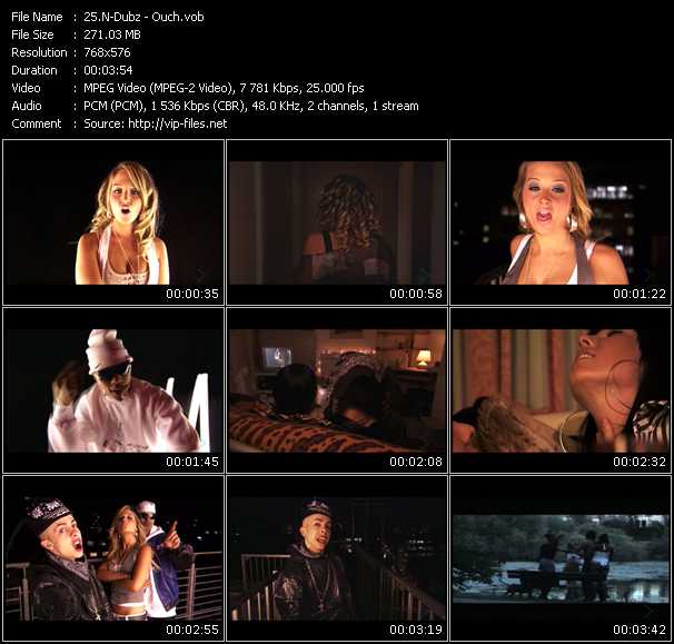 N-Dubz video ”Ouch” from dvd ”MixMash Urban September 2008”