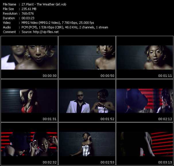 PlanX video ”The Weather Girl” from dvd ”MixMash Urban September 2008”